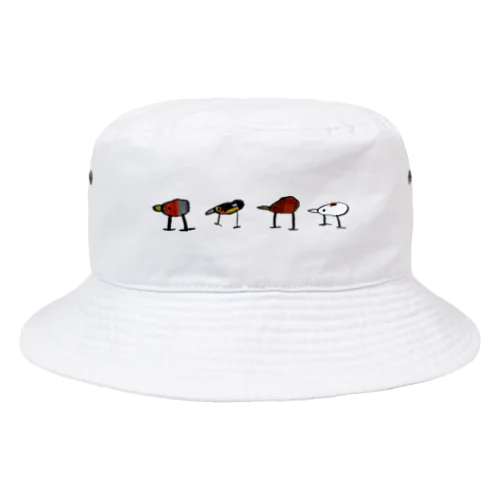 野鳥整列 Bucket Hat