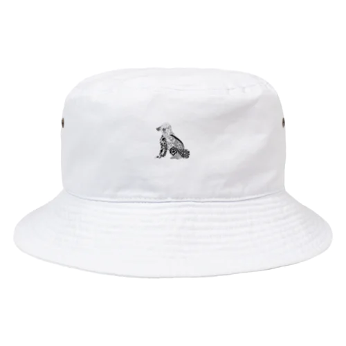 ゼンタングル（犬） Bucket Hat