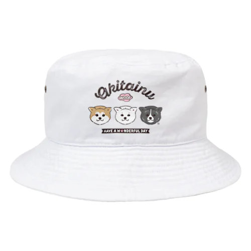 秋田犬ブラザーズ Bucket Hat