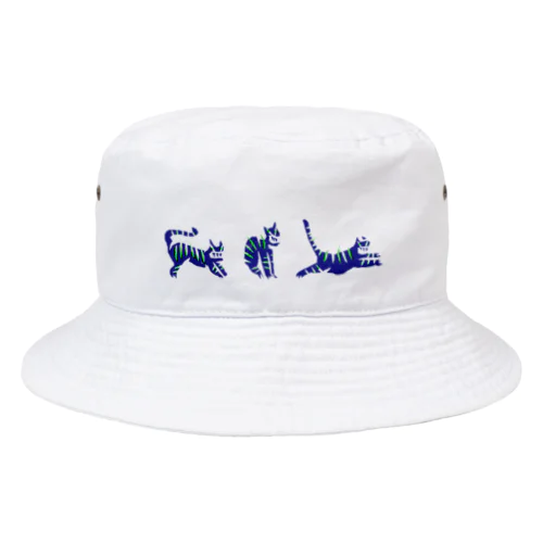 [TIGER] navy Bucket Hat