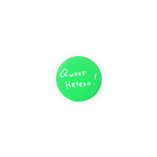 Queer Hetero!｜レズビアンあるある Tin Badge