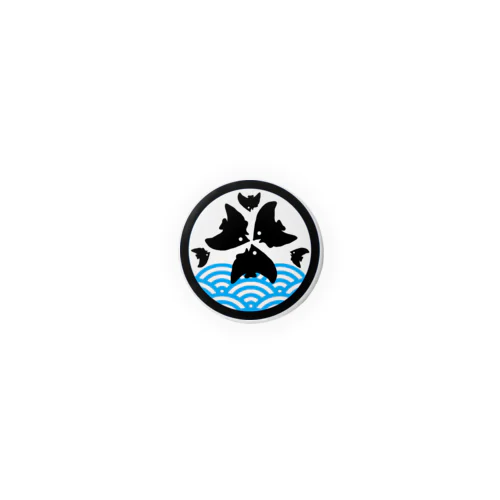 ナンツバ青海波 Tin Badge