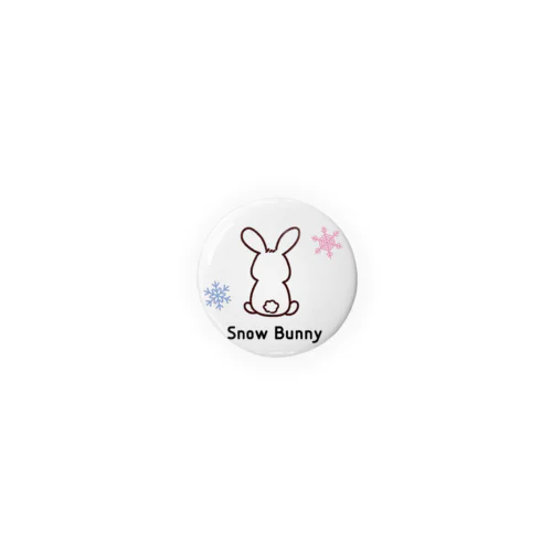 Snow Bunnyシリーズ Tin Badge