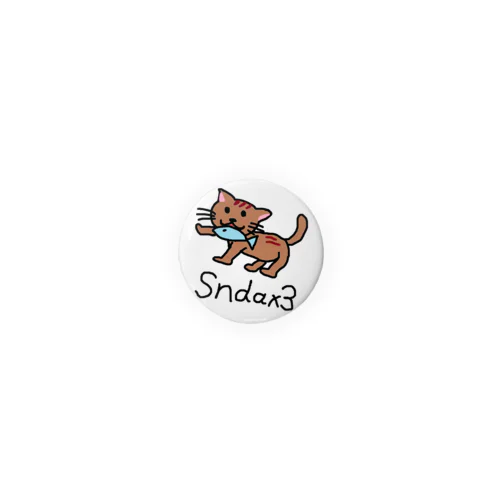 にゃんこまる by Sndax3 Tin Badge