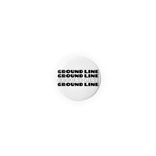 GROUNDLINEロゴ 缶バッジ