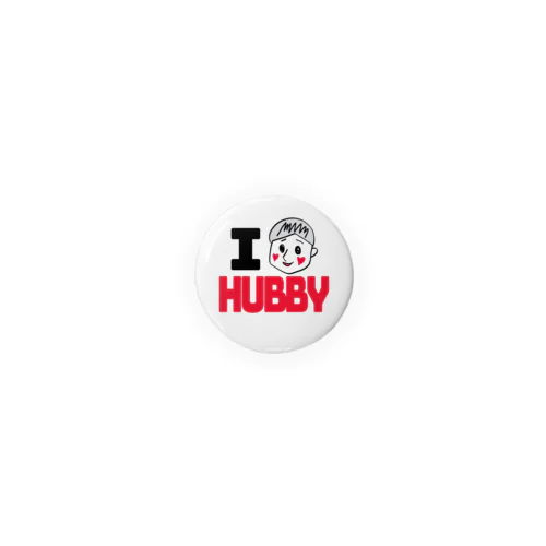 I am HUBBY(そんな奥さんおらんやろ) 缶バッジ