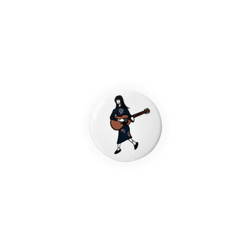 Guitar Gal Tin Badge