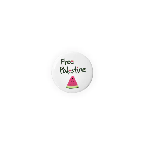 Free palestine  Tin Badge