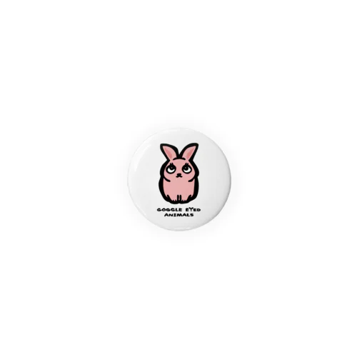 RABBIT_Pink_32mm Tin Badge