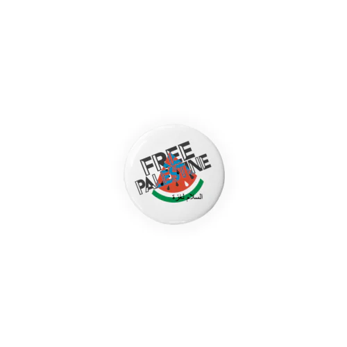 FREE PALESTINE Tin Badge