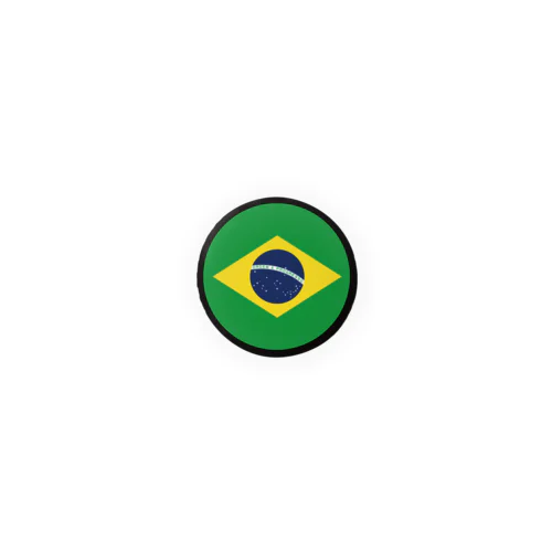 「ブラジル」 缶バッジ