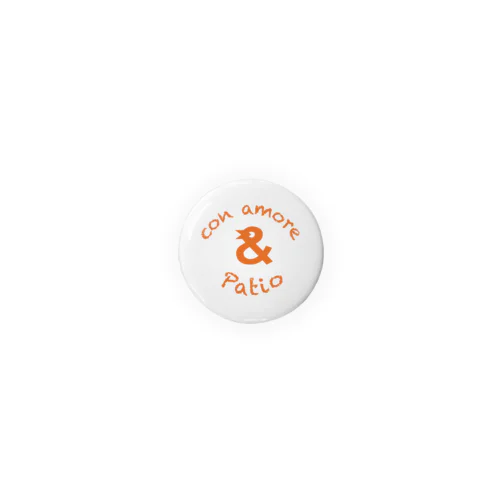 con amoreロゴ大 Tin Badge