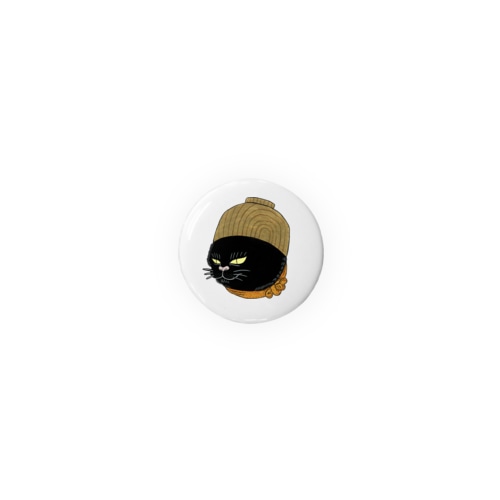 猫かぶりお椀 Tin Badge