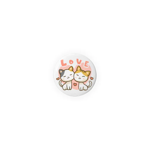 ラブラブねこちゃんズ Tin Badge