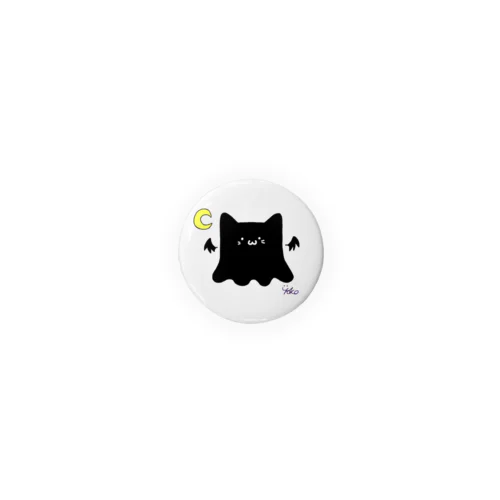 おばけにゃんこ👻1匹ver Tin Badge