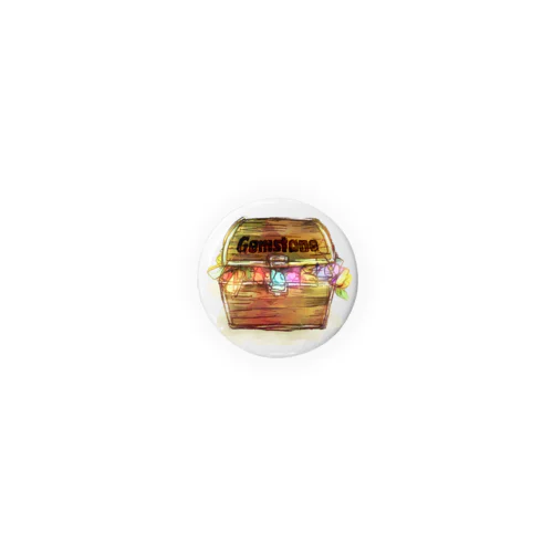 Gemstone 32mm Tin Badge