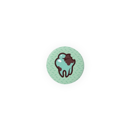 むしば（チョコミント） Tin Badge