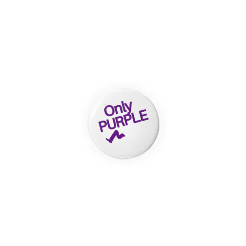 Purple walking club locals Tin Badge