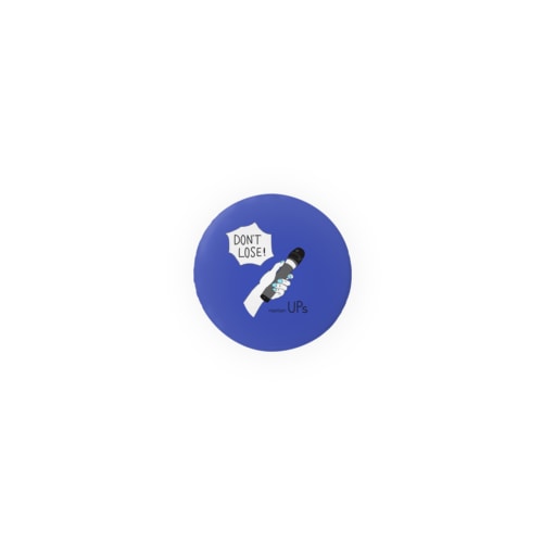 UPsに3000円 Tin Badge