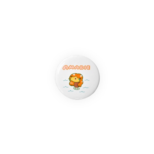 アマビエちゃん（文字なしバージョン） Tin Badge