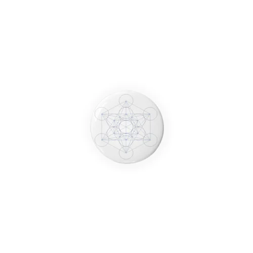 シンプル　「Metatron’s Cube」 Tin Badge