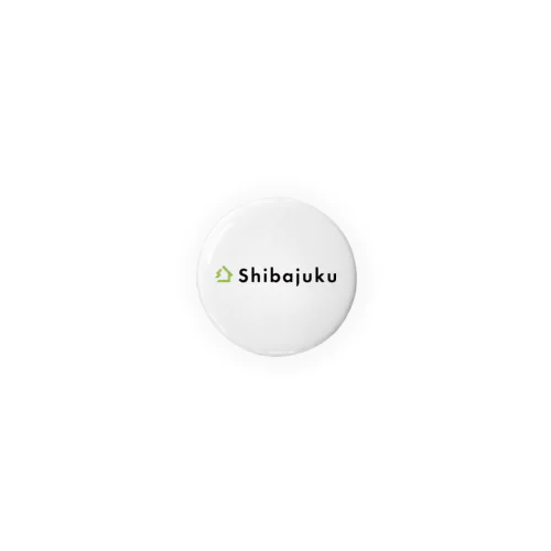 Shibajuku（黒） 缶バッジ