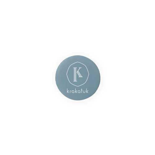 krakatukLOGO  32mm（青） Tin Badge