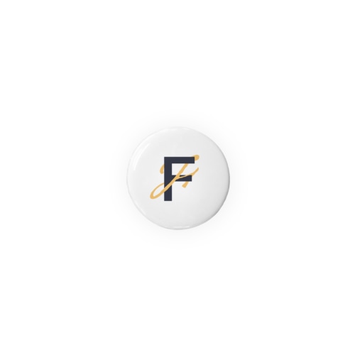 Double F Budge(White)｜#FukaneGoods Tin Badge