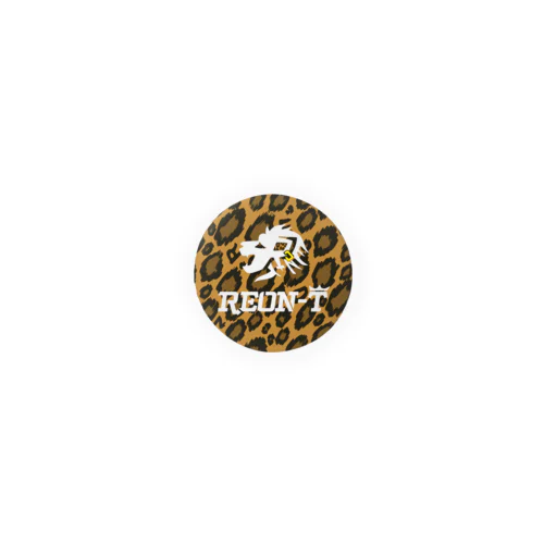 豹柄REON-Tロゴ 캔뱃지