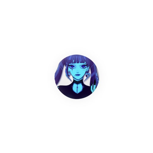 デビルちゃん(青) Tin Badge