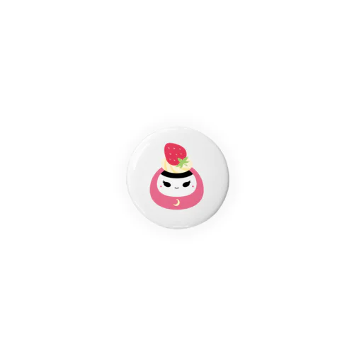 せーらもち_いちごの顔 Tin Badge