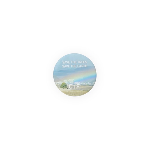 new_earth メッセージつきバッジ(32㍉ only) Tin Badge