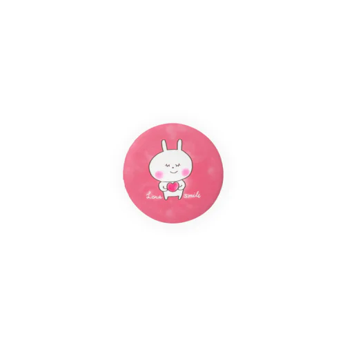 Happyうさちゃん🥰💖 Tin Badge