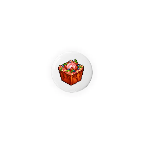 Berry happy Honey Toast Tin Badge