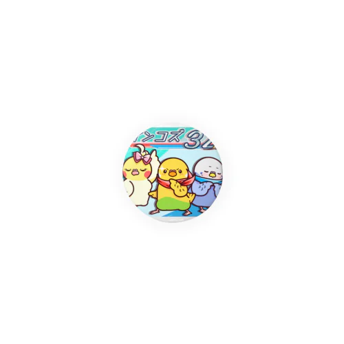 かっこいんこマン３Z Tin Badge