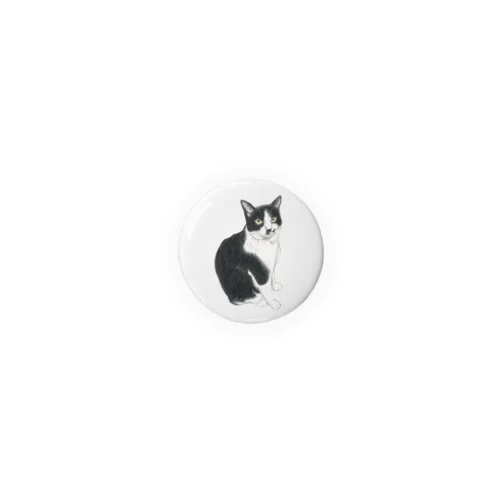 [森図鑑] ハチワレ猫 Tin Badge