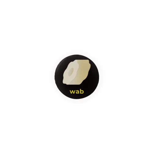 wab（ちくわぶ） Tin Badge