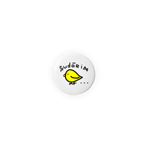 素通りする鳥 Tin Badge