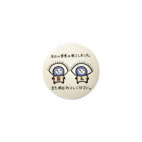 缶バッジ（eyes） Tin Badge