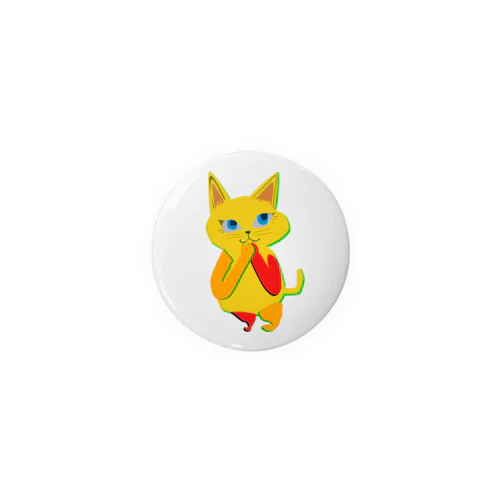 わるだくみ×ねこ No.1 Tin Badge