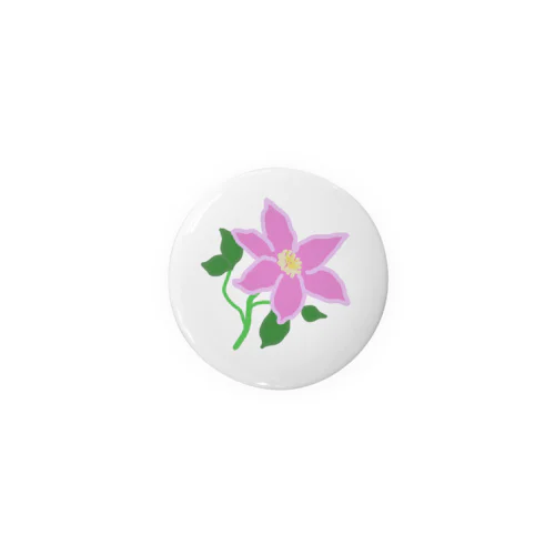 flower F-1 Tin Badge