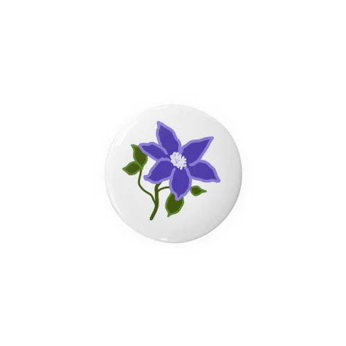 flower F-3 Tin Badge