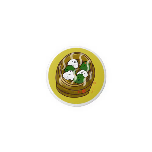 にくまんまりも  ほかほかManju Tin Badge