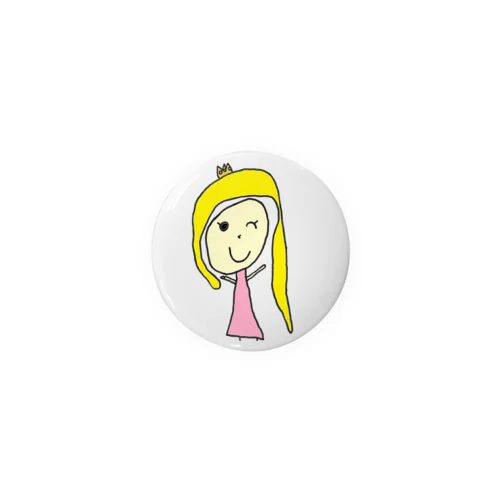 #princess at home Tin Badge