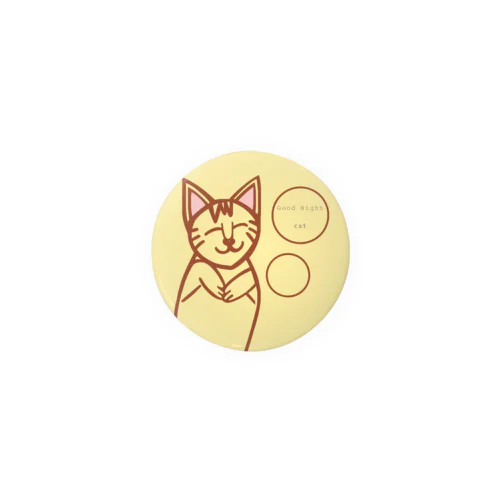 おやすみ猫 Tin Badge