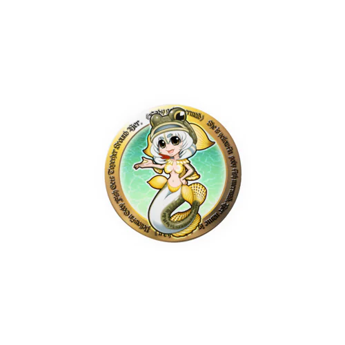 SDま～ちゃん(円形) Tin Badge