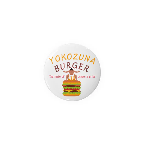 横綱バーガー Tin Badge