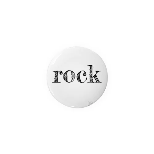 rock 缶バッジ