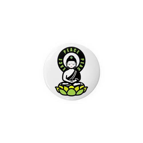 PEACE BUDDHA Tin Badge