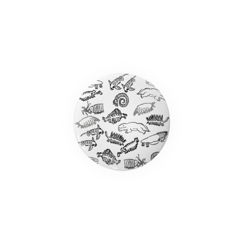 古生代のいきものたち Tin Badge